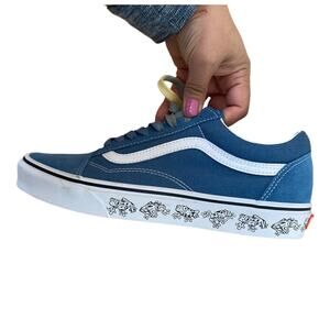 NEW WITH OUT BOX  Vans Old Skool  UV Dreams 9M/W 10.5 Skate Shoes Blue- White